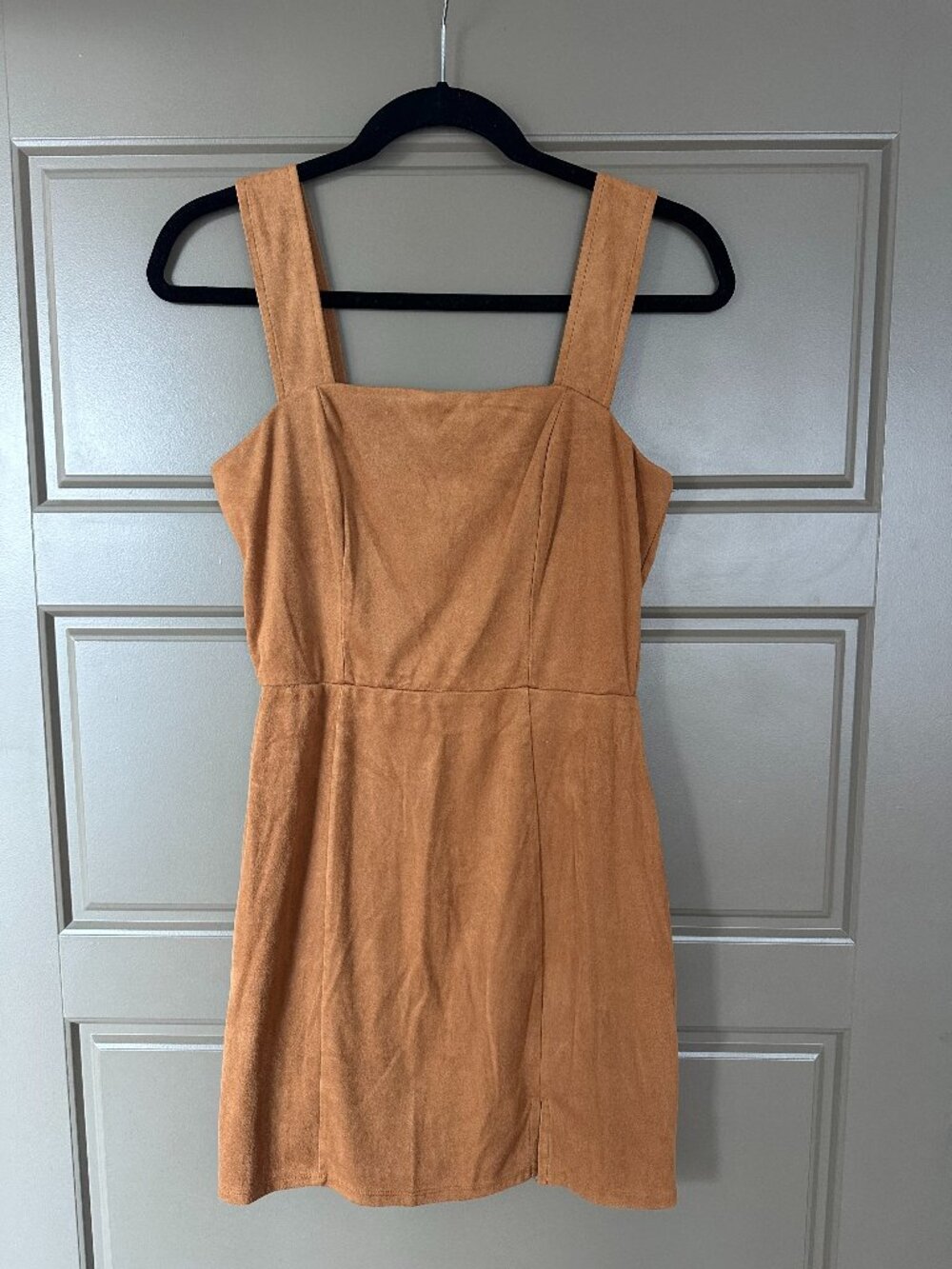 Francesca's Faux Suede Mini Dress